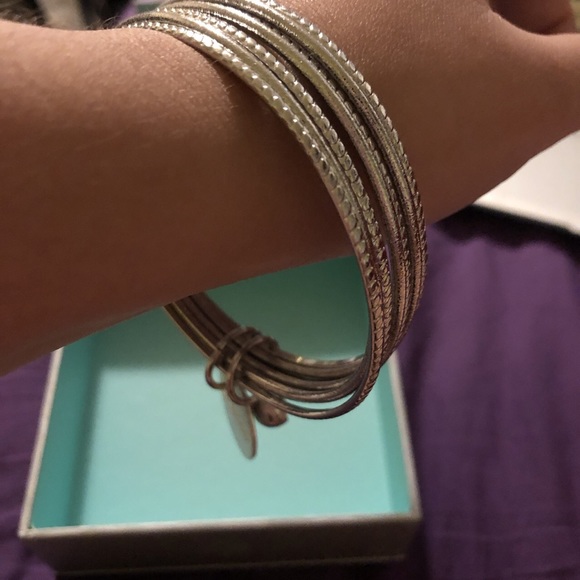 Gemini silver bangles - Picture 4 of 4